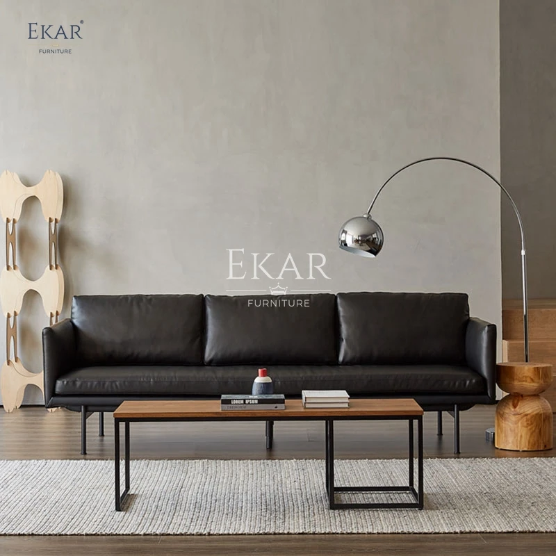 product new design ekar imported russian larch and oil wax leather living room sofa-60