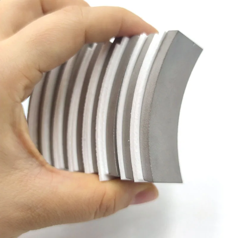 Постоянный редкоземельный изогнутый магнит N52 неодимовый для серводвигателя