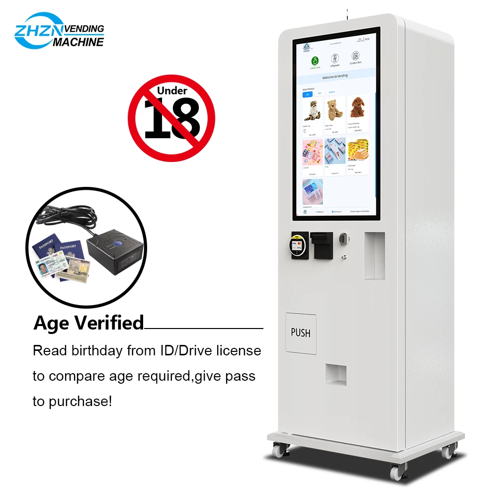 vape vanilla ID Scan Vending Machine for Age-Restricted Product Sales