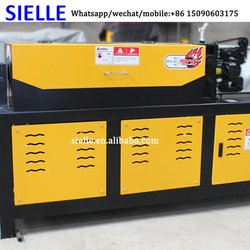 Steel rod bar straightener machine automatic steel wire cutting machine