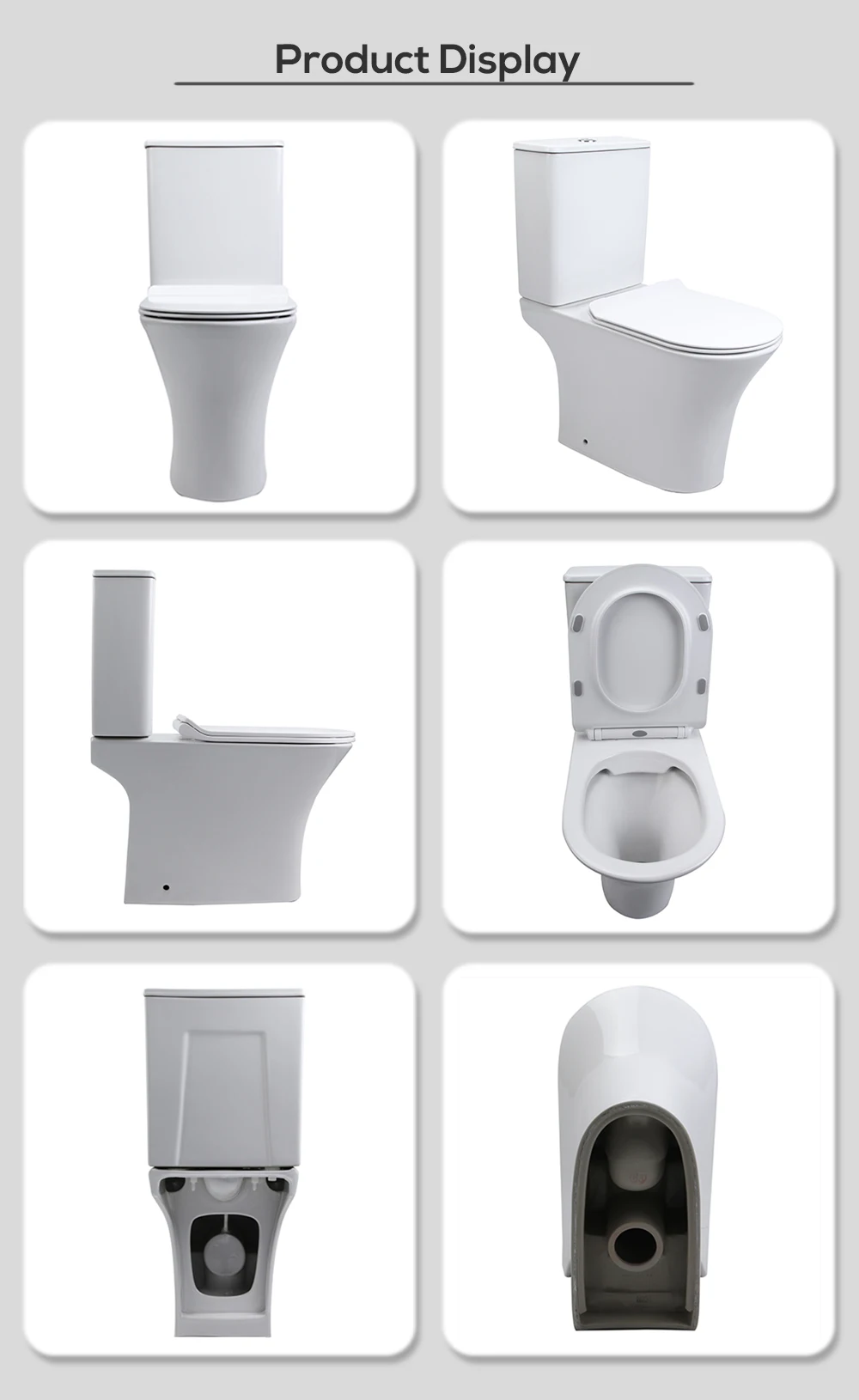 Europe Design Economic Modern Rimless Toilet
