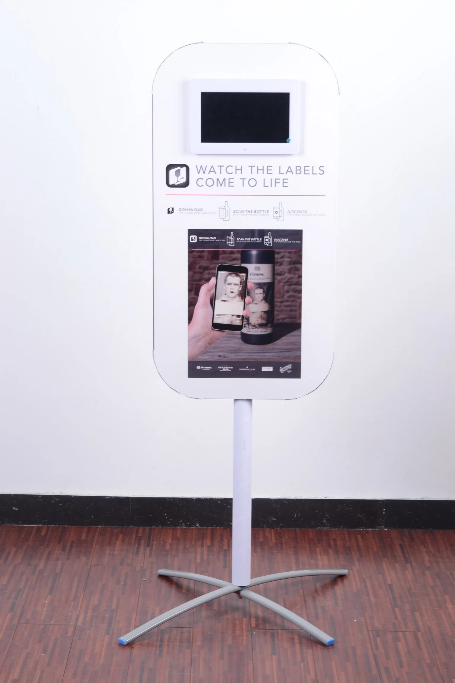Custom Floor-Standing Cardboard Display Racks for Advertising Poster Display Board and Totem Rack