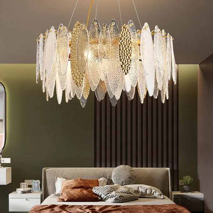 Luxury living room glass chandelier modern chandeliers pendant lights  ETL8910069