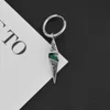 E042-Green1 (there are ear holes earring)