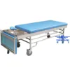 Cama de lavado gástrico de acero inoxidable, azul