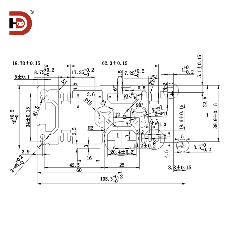 product 45105 extruded aluminum profile 08bs 27 c16 all steel single speed chain conveyor line machine head and tail drive-5