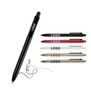 Personalized Logo Plastic Gel Pen Wholesales 1.00 mm Bullet Refills Advertising Signature Customize Stationery Logo Printing