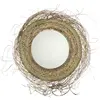 Miroirs suspendus en rotin