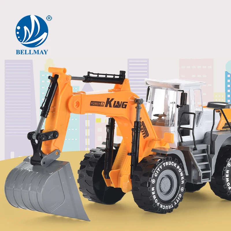 
 Игрушка Bemay, лидер продаж, инерционный экскаватор, пластиковая игрушка, строительный экскаватор, игрушка для детей  