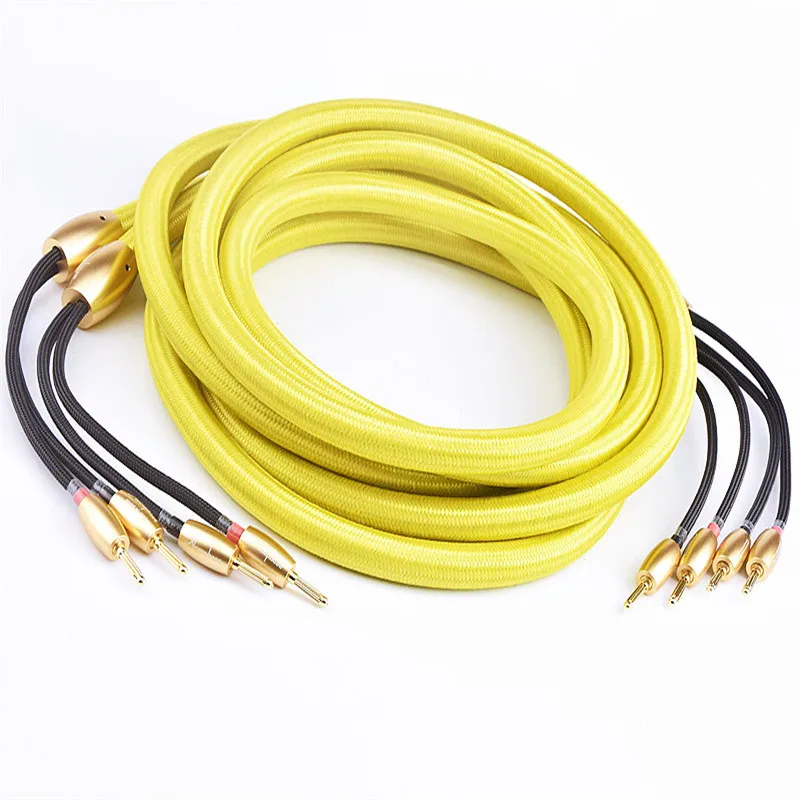 Bananenstecker High End NEXMEX 24K Vergoldet 4x Stecker Lautsprecher Kabel | PlentyShop LTS