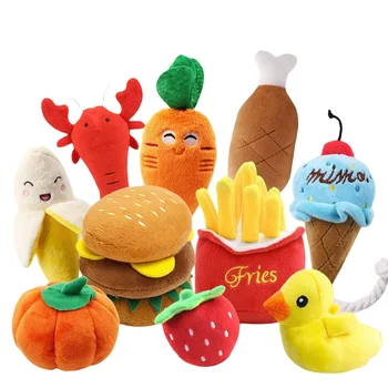 Fruits and foods and vegetables cartoon plush toy cheap price wholesale customization