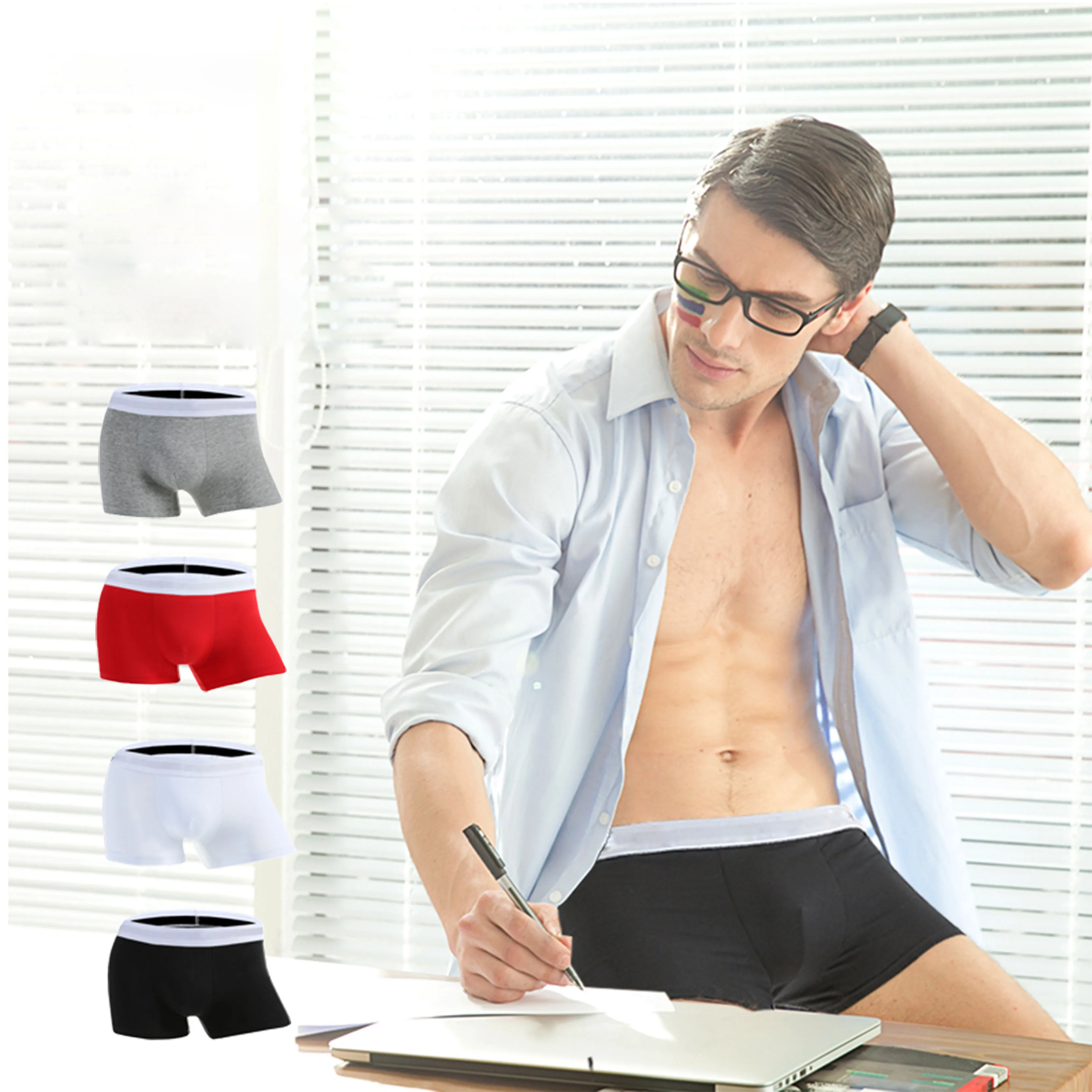 high-end breathable quick dry cotton briefs