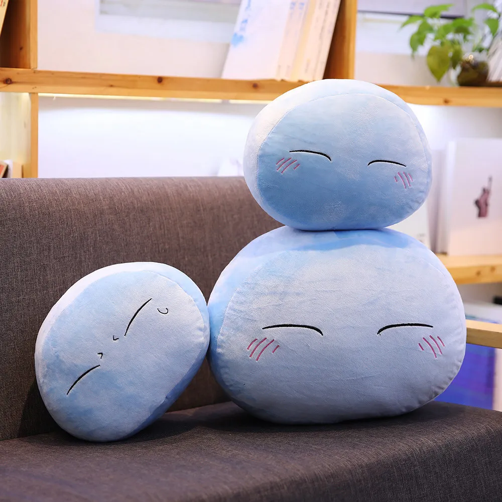 Tensei Shitara Slime Datta Ken Rimuru Tempest Slime Plush Pillow Stuffed  Cushion Doll Toys 