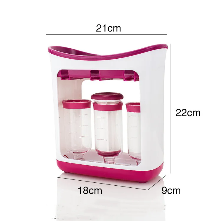 Baby Fruit Puree Squeezer Food Processor Household Kitchen Dispenser Food Making Manual Baby Complementary Food Machine