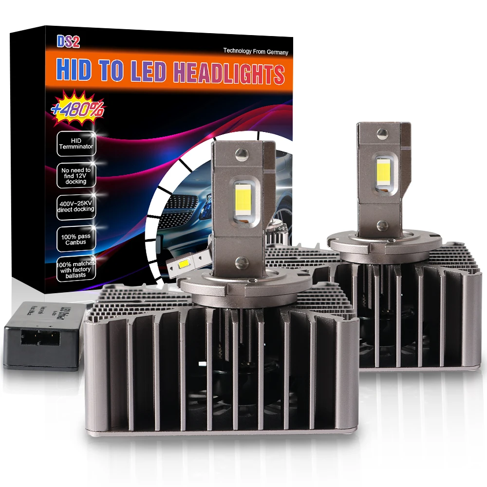 Xenplus Factory Price High Lumen DS2 D5s 120w 18000lm 12v 6500k LED Headlight Bulb Car Motor Truck