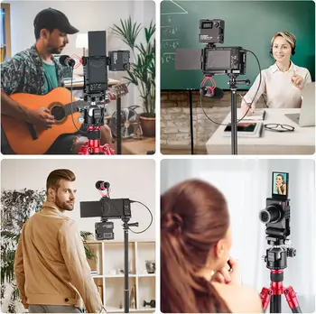 Neewer Camera Handle Grip Bracket Compatible with Sony ZV-1 Camera, ZV1 Camera Base Mount Bracket with Base Microphone/Fill detail image