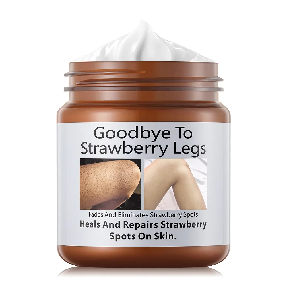 Private Label Remove Chicken Skin Repair Strawberry Spots Legs Cream Exfoliating Bumps Smooth Tender Moisturizing Body Cream