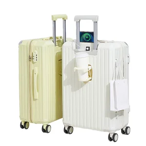 2026 New Model Large Capacity  Trolley Luggage for Male Female Students Strong Cardan Wheel Suitcase Password Box