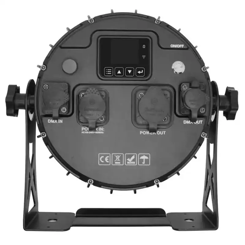 AOPU Battery Powered 12*15W Six-in-one Led Par Light With Remote Control Wireless Stage Lighting for Wedding Performance