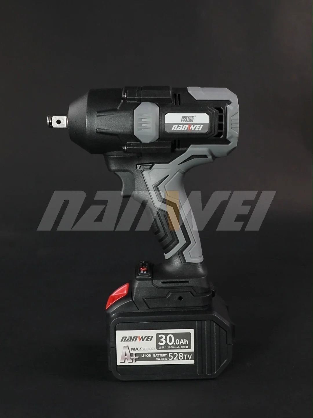 Nanwei Brushless Electric Impact Electric Torque Wrench 21v Handheld