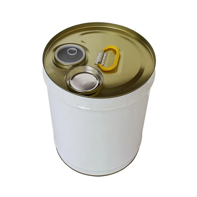 20 Liters Metal Lubricant Oil Bucket Drum Paint Tin Pail Closed Top Oil ...