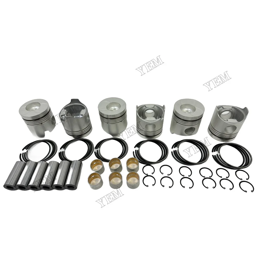 H06C Piston Kit Repair Kit for Hino Engine Replacement Parts 4