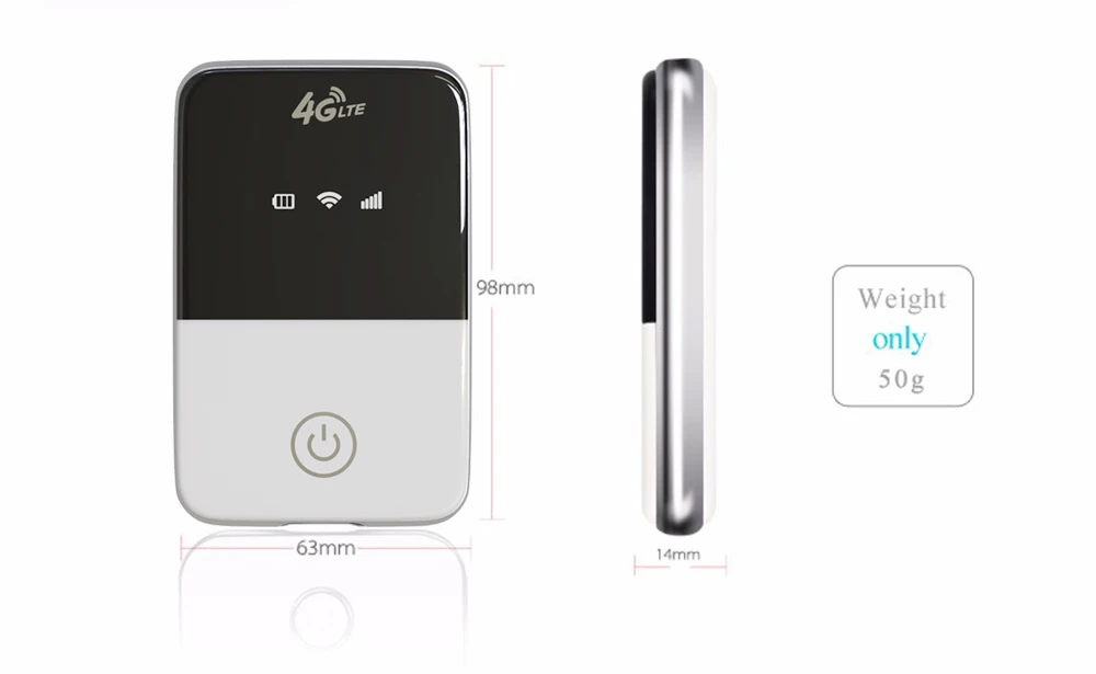 Portable Wifi Router Mini Wireless Wifi Routers Battery Mobile Hotspot 4G Lte Long Range 4G Pocket Router Wifi With Sim Card