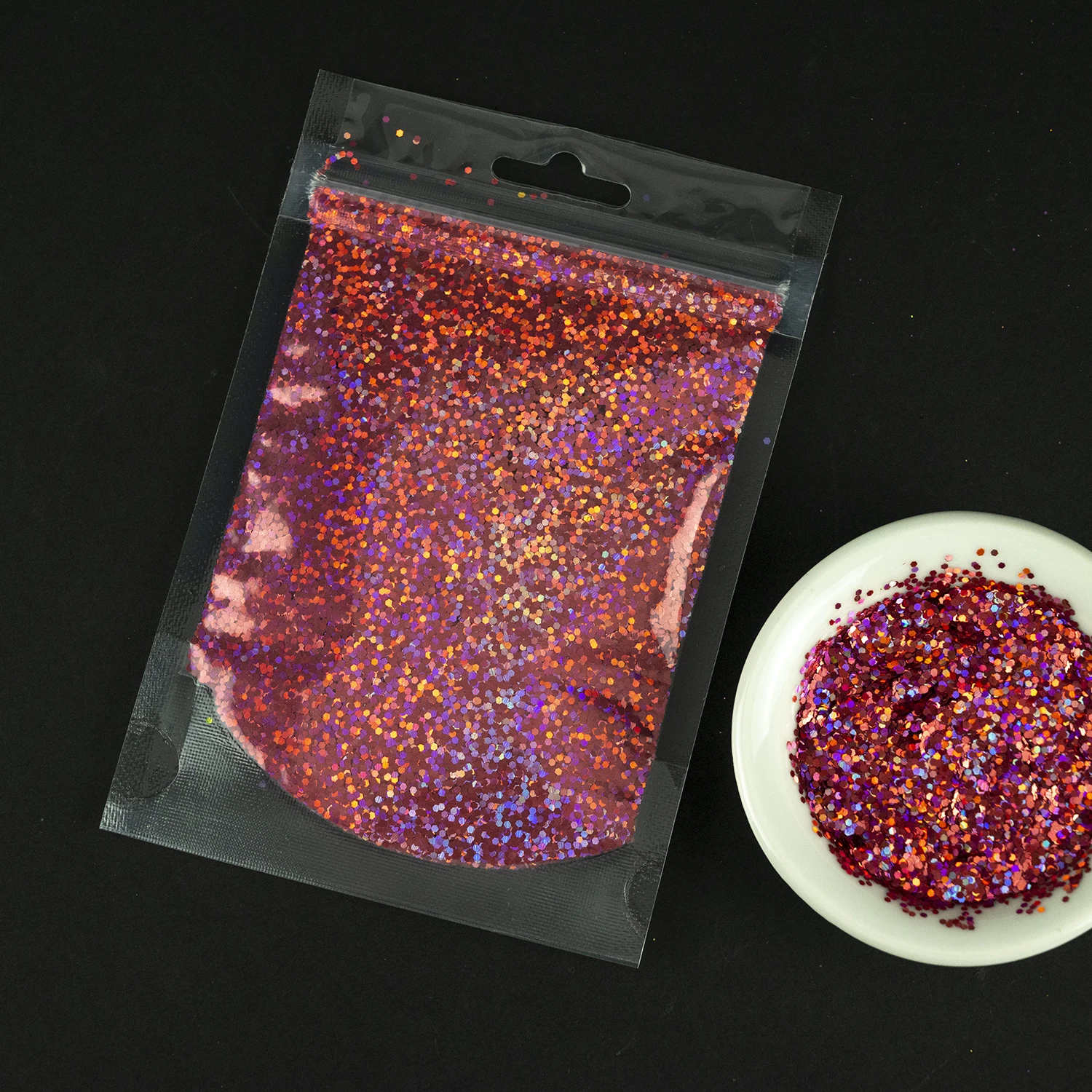 High Quality Fine Holographic Polyester Loose Fine Rainbow Glitter