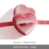 Pink ring box