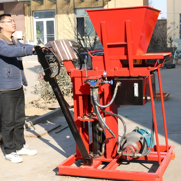 Mini Eps QMR2-15 Hand Made Clay Brick Block Moulding Making Machine Machines South Africa
