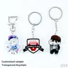 CUSTOM TRANSPARENT KEYCHAIN