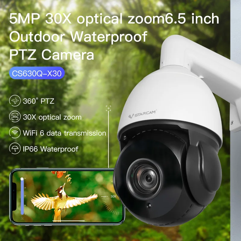 Acquista Vstarcam EU Telecamera IP Wifi 3MP PTZ Sicurezza Telecamera CCTV Esterno AI Tracciamento Umano Visione Notturna a Colori Audio Bidirezionale in Italia a partire da 56