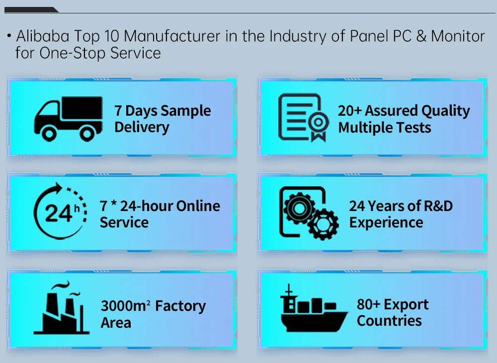 Custom 21.5" Industrial Panel PC with Capacitive Touchscreen Android OS RK3288/RK3399 Front Panel Waterproof All-in-One Computer