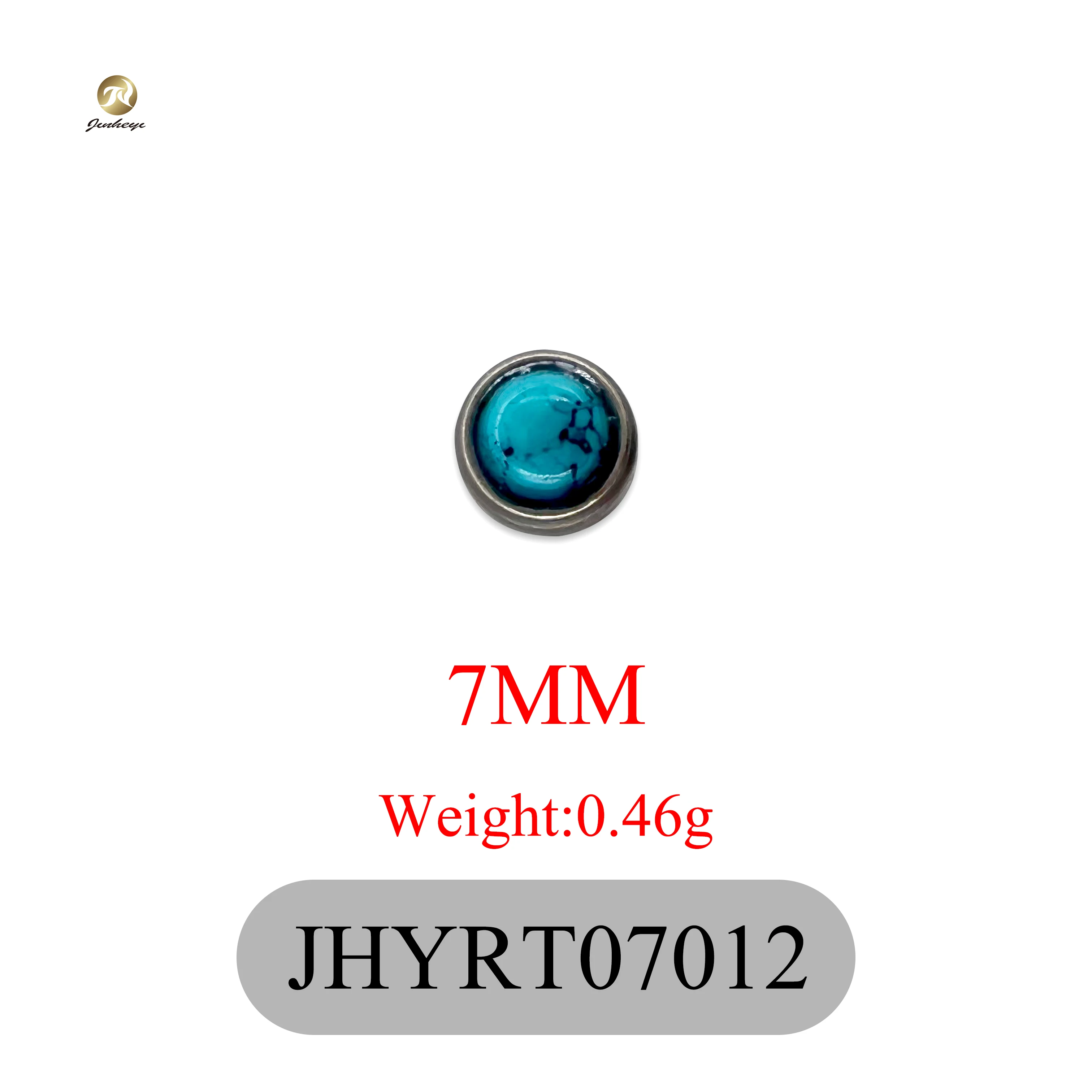 Бирюзовые камни полукруглые инкрустированные жемчужными бусинами заклепки для одежды красочные круглые жемчужные