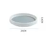 Diameter 25cm small white+gray