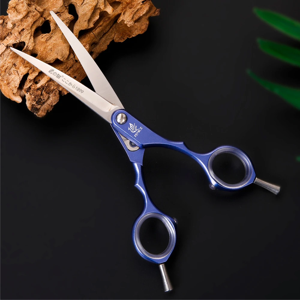 Fenice-プロのペットはさみ,カラフル,湾曲,6.0インチ,グルーミングはさみ,犬と猫用,6.5 フェニーチェプロフェッショナル JP440C \u0026 VG10 カラフルな 6.0 6.5