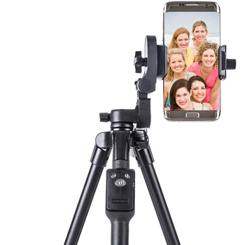 Yunteng 5218 Camera Tripod Self-Portrait Monopod Remote Control Selfie Phone Clip