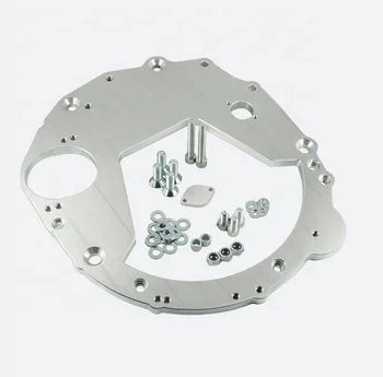 OEM cnc machining turning milling Aluminum billet Gearbox Adapter Plate for BMW