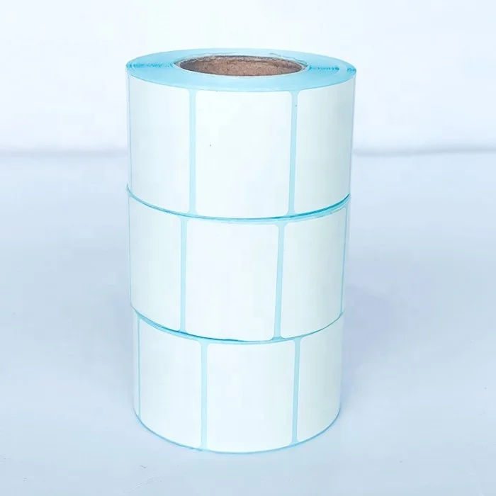 50x25 Label Roll Etichette Termiche 2x1 Inch Blank Barcode Adhesive Sticker Thermal Labels 50x25 for Thermal Printer manufacture