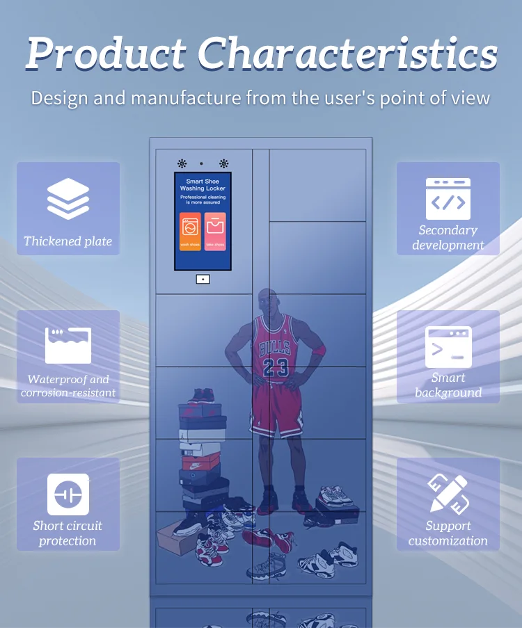 Cleanroom Shoe Locker Separate High School Shoe Storage Locker Foot