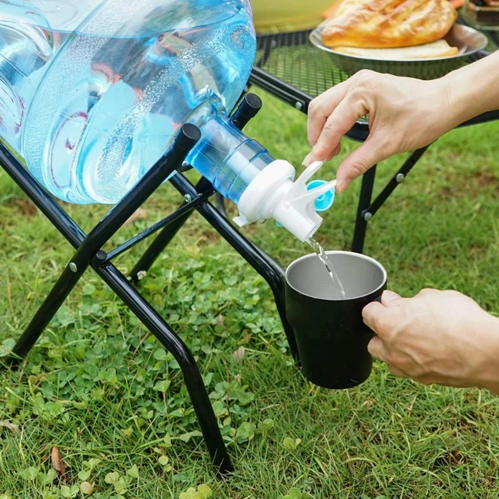 5 Gallon Bottled Water Inverted Drinking Rack Outdoor Portable Holder ...