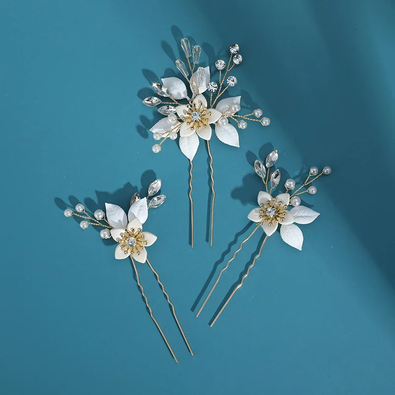 3 шт. в наборе свадебные заколки для волос