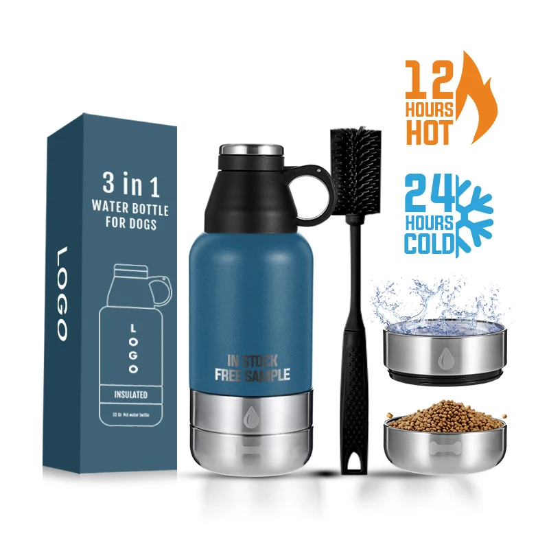 Everich 3 In 1 Multifunctional Design Stainless Steel Insulated Pet