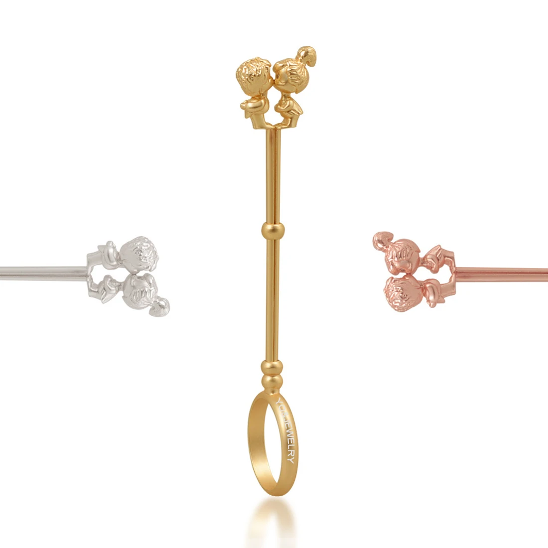 Matte Rose Gold Angel Cigarette Holder 