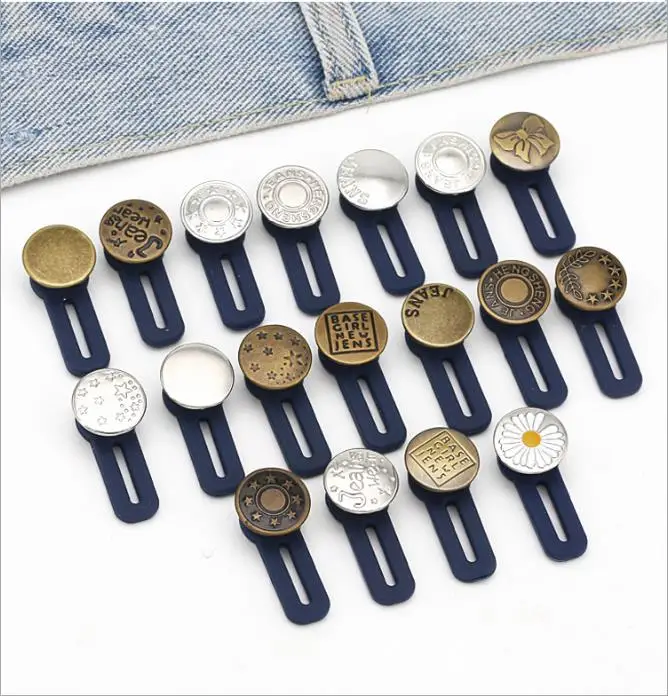 No Sew No Tools Instant Button Pins For Jeans Simple Installation Jeans ...