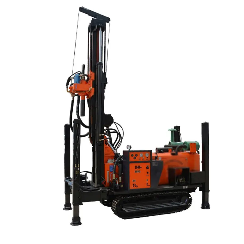 
 Hot Selling 200 Meters Pneumatic Type Ground Water Well Drilling Rig Machine For Sale