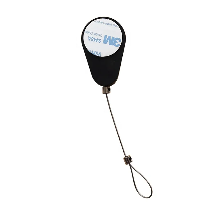 Antitheft Pull Box Waterdrop Shaped with Metal Retractable Metal Security Tether