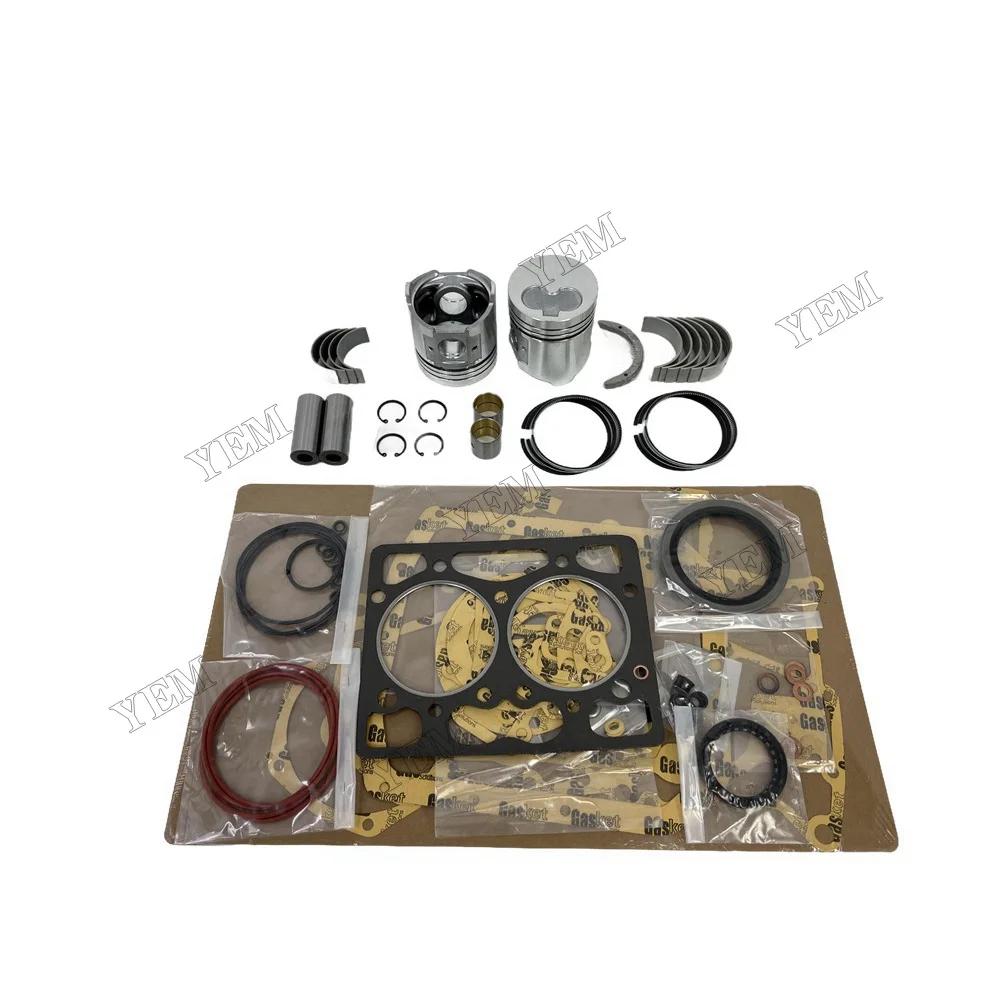 Stock Complete Engine Rebuild Kit With Piston Ring Cylinder Gaskets Bearings Suitable for Komatsu 2D94 Engine Parts 2