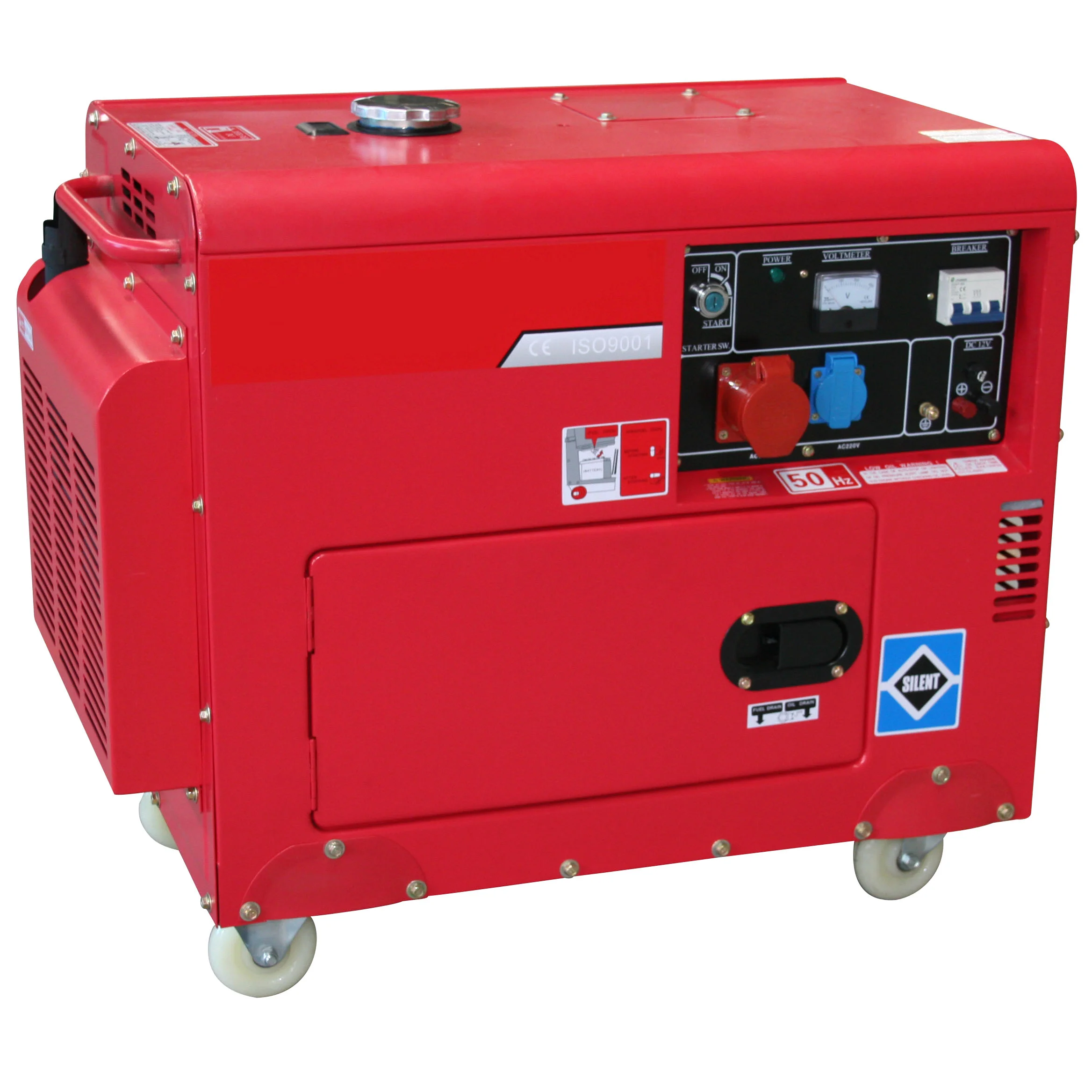 3kw 5kw 6kw 7kw 8kw 9kw 10kw 12kw 15kw Open Silent Portable Air-cooled ...