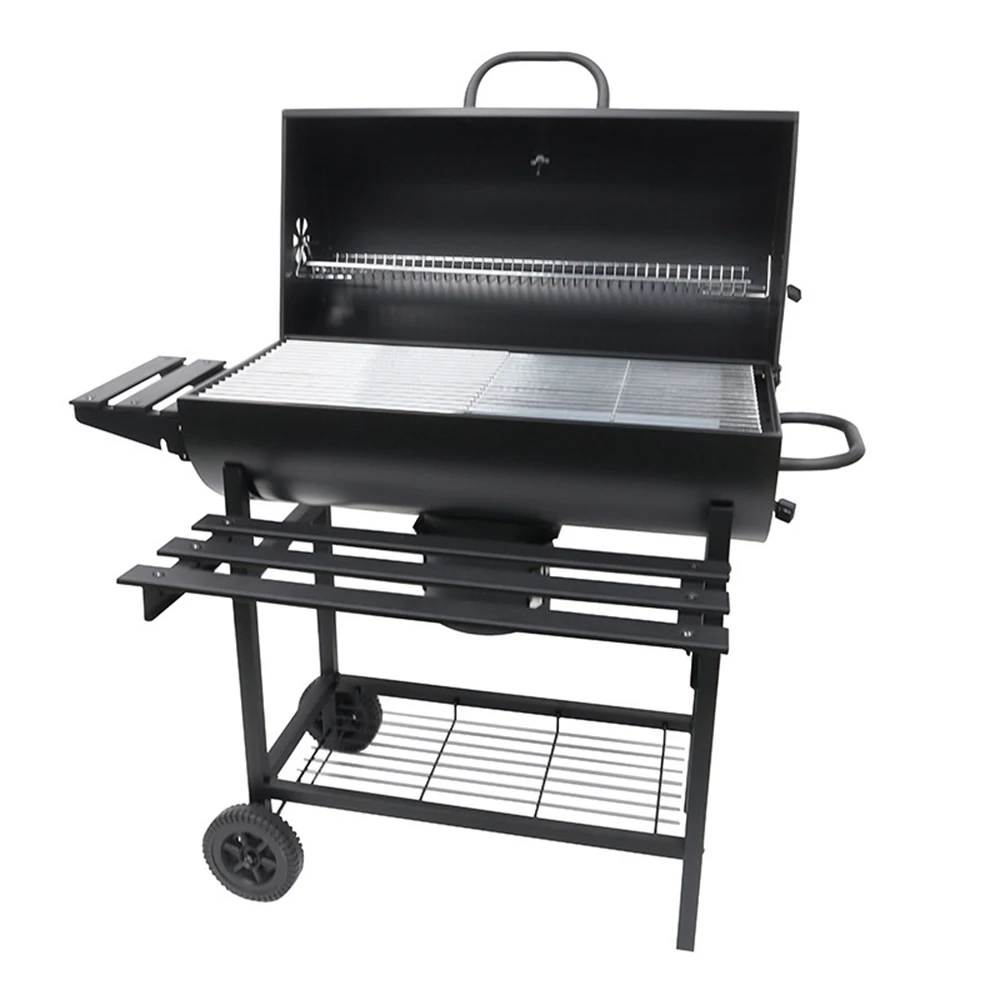 Upgraded NEW Style Cyprus,Grill with Height Adjustment Stainless Steel BBQ Spit Rotisserie/